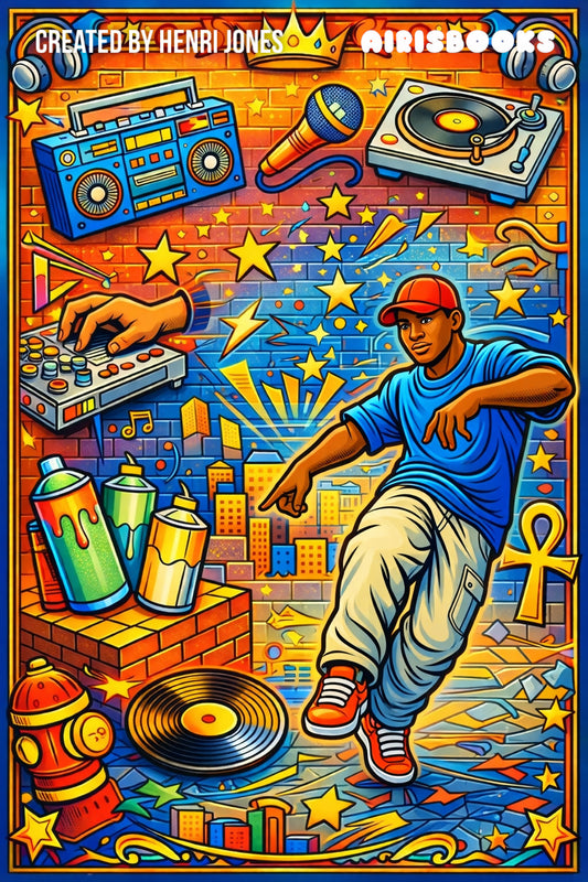 THE 5 ELEMENTS OF HIP-HIP COLORING BOOK