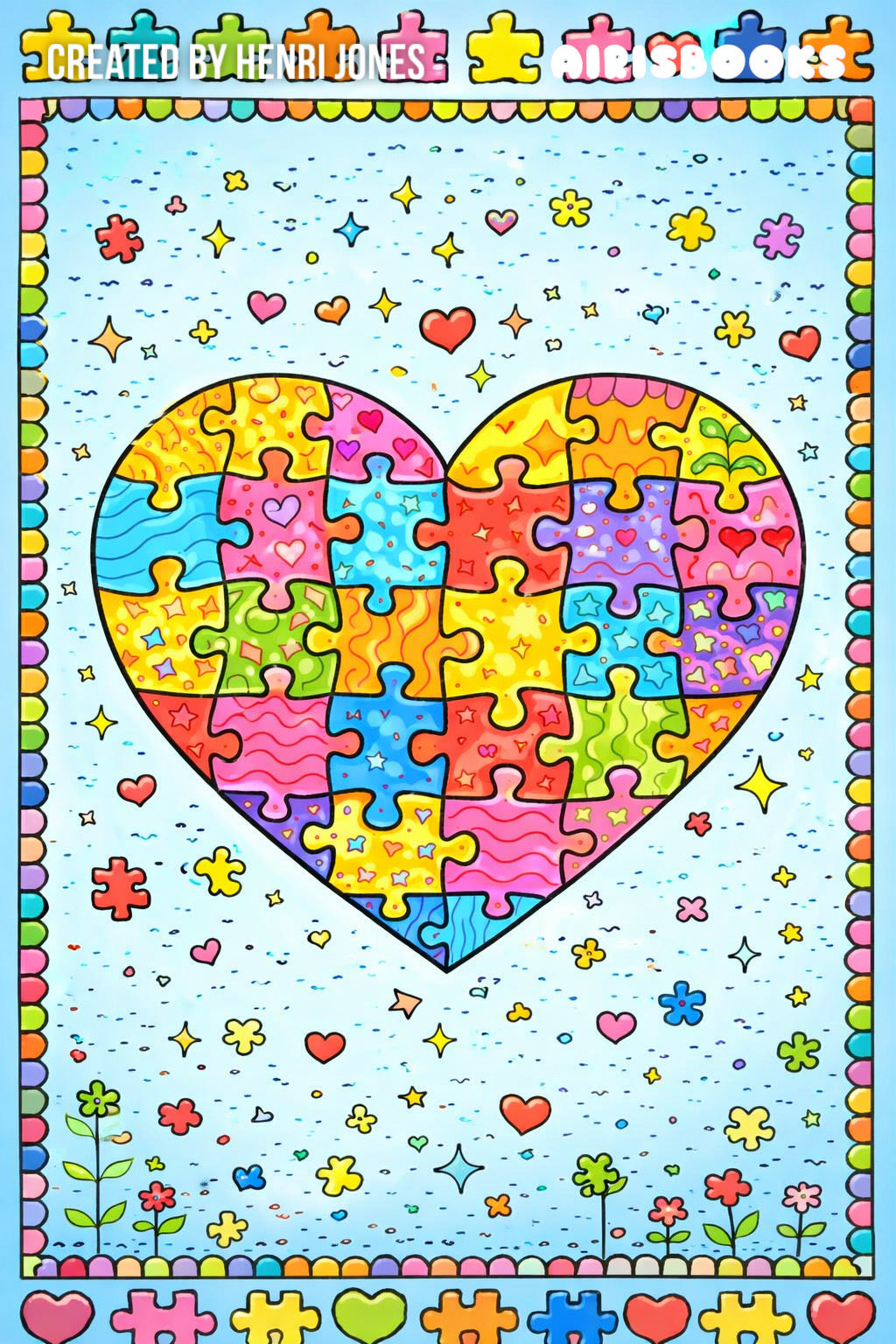 AUTISM AWARENESS COLORING BOOK (DIGITAL)