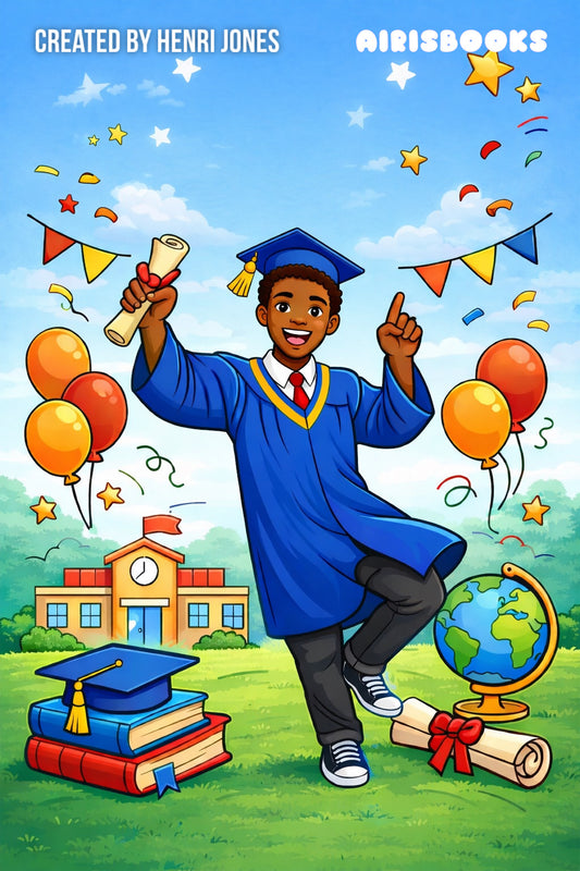 BOY’S GRADUATION DAY COLORING BOOK