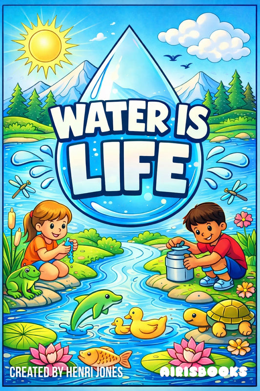 WATER IS LIFE COLORING BOOK