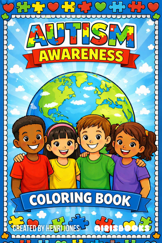 AUTISM AWARENESS COLORING BOOK